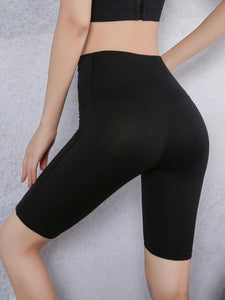 清貨$99優惠- 預訂款 - 裸感高腰提臀五分leggings (黑/豆沙紅/灰藍)